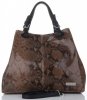 Kožené kabelka shopper bag Vittoria Gotti zemitá V898GPIT